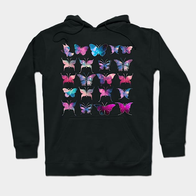 Butterflies Hoodie by Creation Cartoon